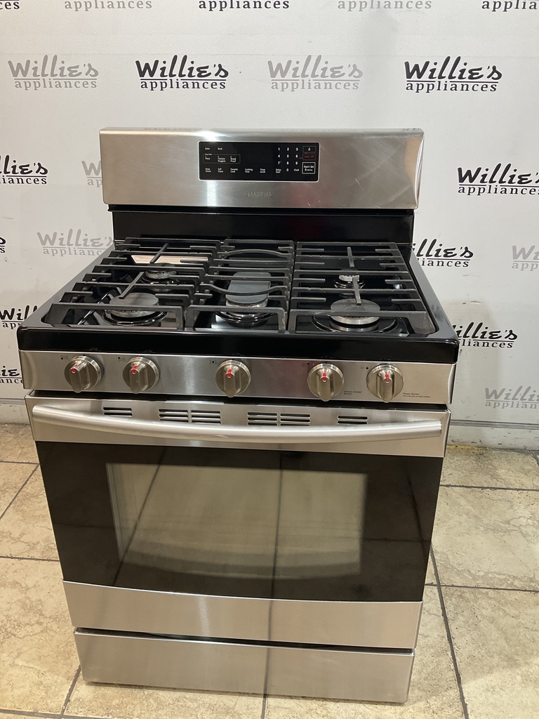 Samsung Used Natural Gas Stove 30inches (Stainless Steel) 