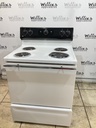 Ge Used Electric Stove 220volts (40/50 AMP) 30inches {no cord} (White/Black) 