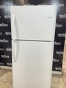 Frigidaire Used Refrigerator Top and Bottom 30x68 1/2” (White) 