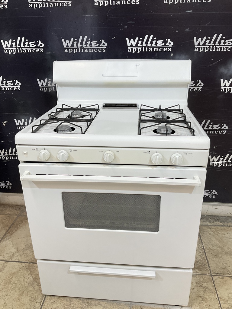 Frigidaire Used Natural Gas Stove 30inches (White)
