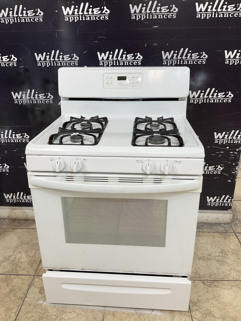Frigidaire Used Natural Gas Stove 30inches (White) 