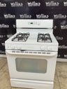 Ge Used Natural Gas Stove 30inches (White)