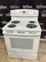 Ge Used Electric Stove 220volts (40/50 AMP) 30inches {no cord} (White) 