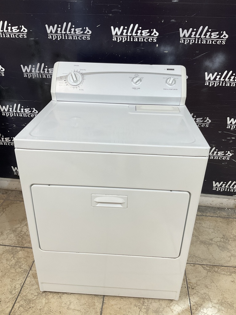 Kenmore Used Electric Dryer 220volts (30 AMP) 29inches {4 prong} (White) 