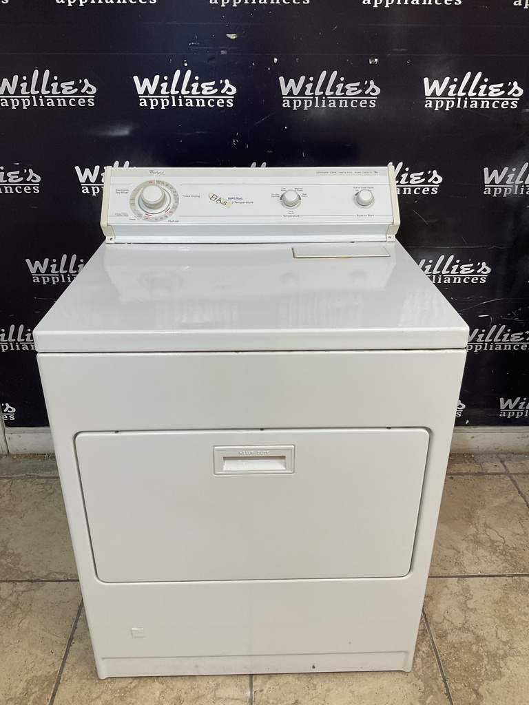 Whirlpool Used Natural Gas Dryer 29inches (White) 