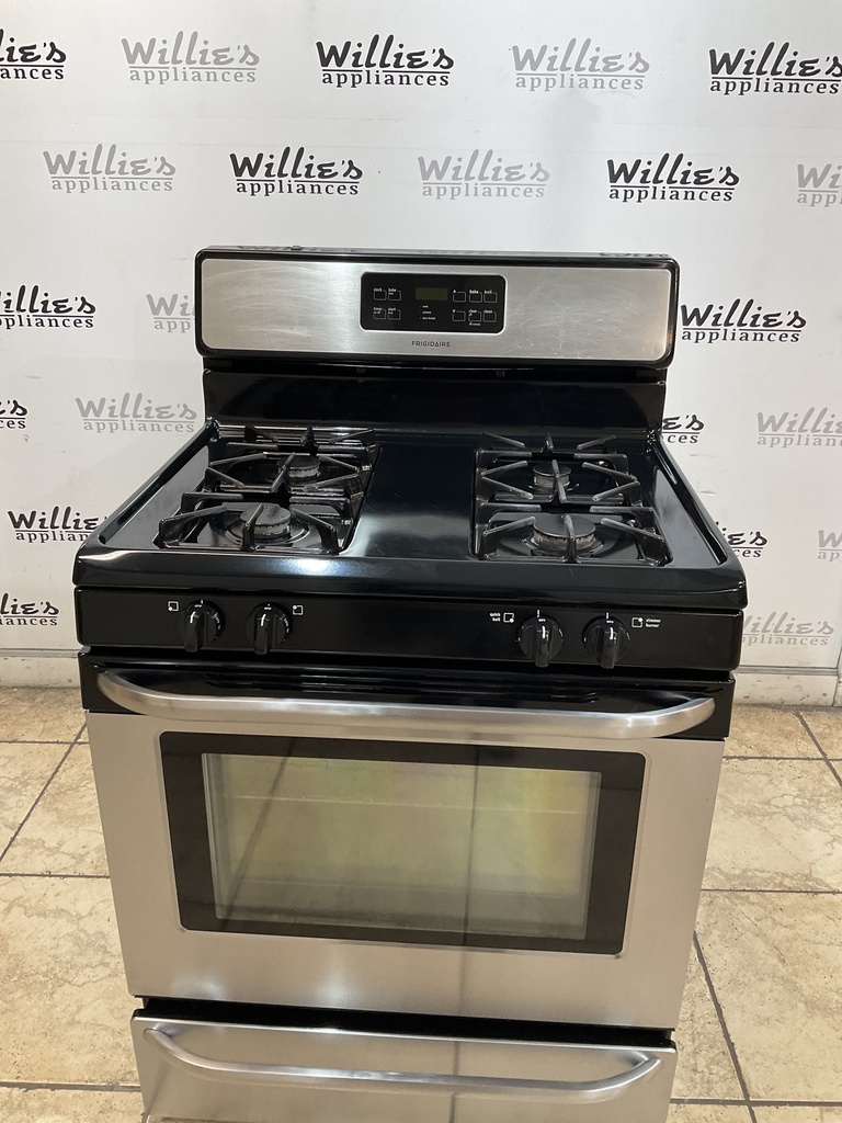 Frigidaire Used Natural Gas Stove 30inches (Stainless Steel) 