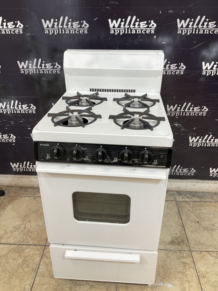 Premier Used Natural Gas Stove 20inches (White) 