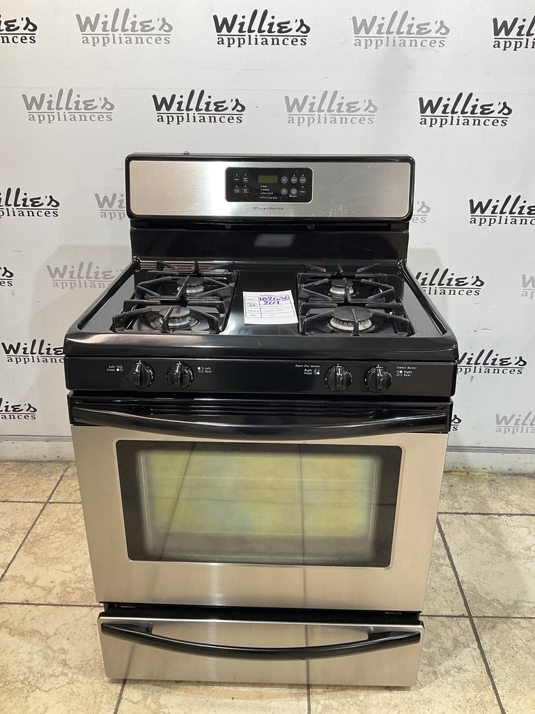 Frigidaire Used Natural Gas Stove 30inches (Stainless Steel) 