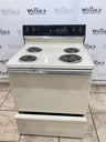 Hotpoint Used Electric Stove 220volts (40/50 AMP) 30inches {3 prong} (Bisque/Black) 