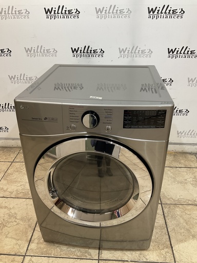 [102654] Lg Used Natural Gas Dryer 27inches (Grey) 