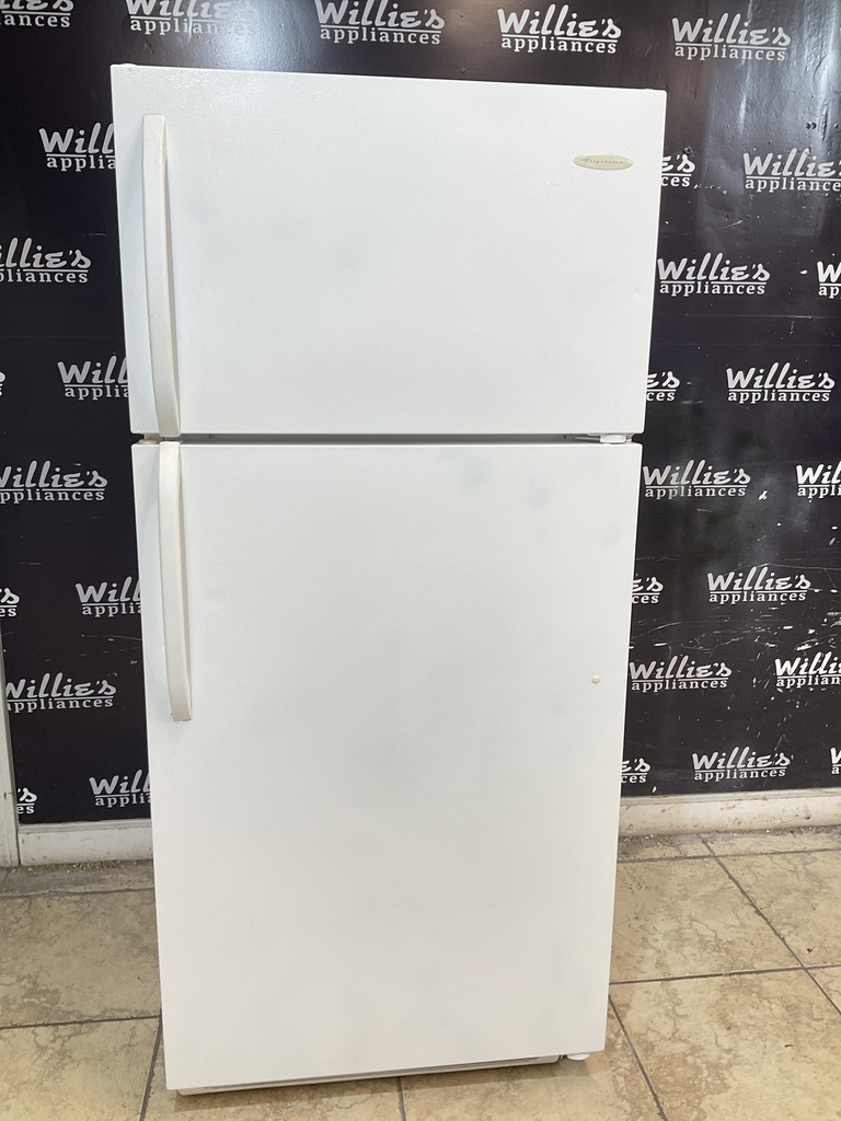 Frigidaire Used Refrigerator Top and Bottom 30x66 (White) 