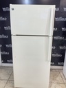 Ge Used Refrigerator Top and Bottom 28x64 (Bisque) 