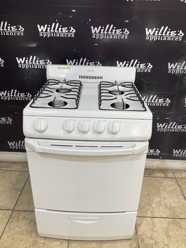 [102696] Hotpoint Used Gas Propane Stove 24inches (White)
