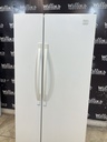 Whirlpool Used Refrigerator Side by Side 33x66 1/2” (White) 