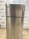 Frigidaire Used Refrigerator Top and Bottom 30x66 (Stainless Steel) 