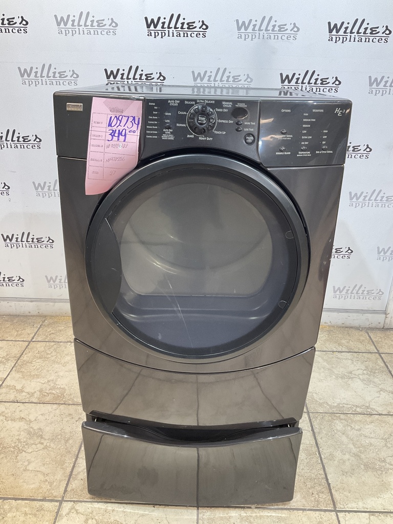 Kenmore Used Natural Gas Dryer 27inches (Black) 