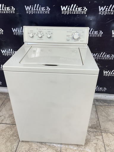 [102744] KitchenAid Used Washer top-load 27inches (Bisque)