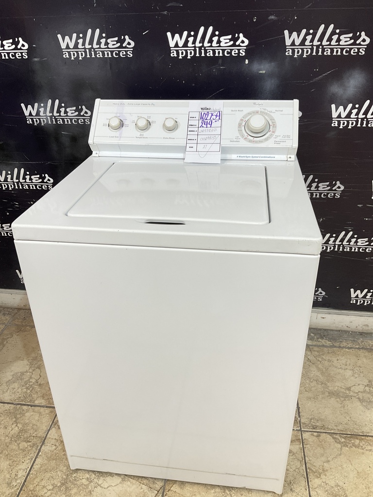 Whirlpool Used Washer Top-load 27inches (white) 