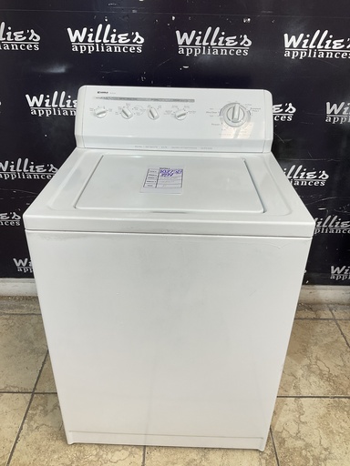 [102758] Kenmore Used Washer Top-load 27inches (White) 
