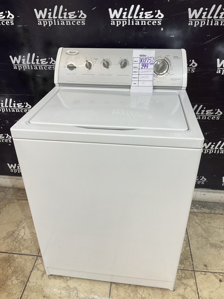 Whirlpool Used Washer Top-load 27inches (White) 