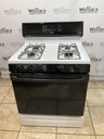 Hotpoint Used Natural Gas Stove 30inches (White/Black) 