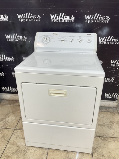 [102806] Kenmore Used Natural Gas Dryer  27inches (White) 