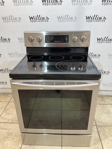 [102780] Samsung Used Electric Stove 220volts (40/50 AMP) 30inches {no cord} (Stainless steel)