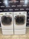 Lg Used Natural Gas Set Washer/Dryer Front-load 27inches (White)