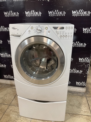 [102839] Whirlpool Used Washer Front-load 27inches (White) 