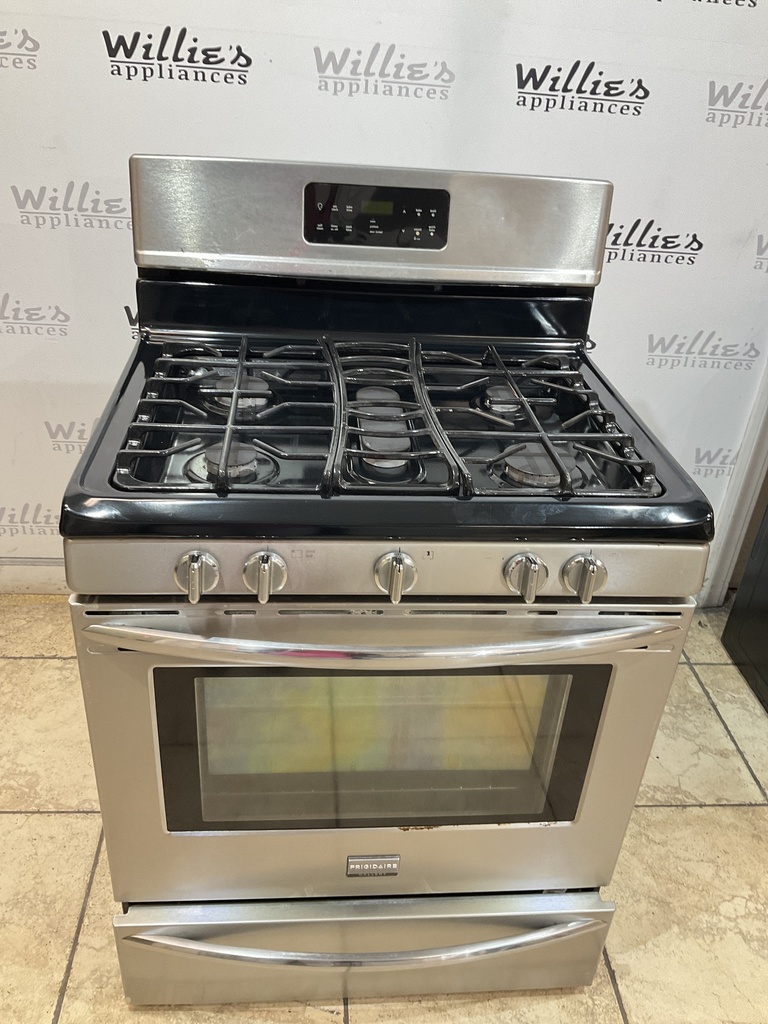 Frigidaire Used Natural Gas Stove 30inches (Stainless Steel) 