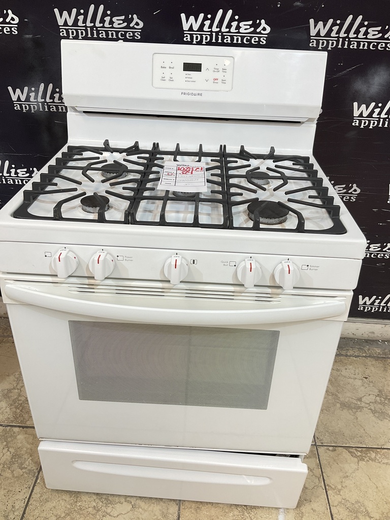 Frigidaire Used Natural Gas Stove 30inches (White) 