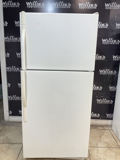 [102897] Kenmore Used Refrigerator Top and Bottom 30x66 (White) 