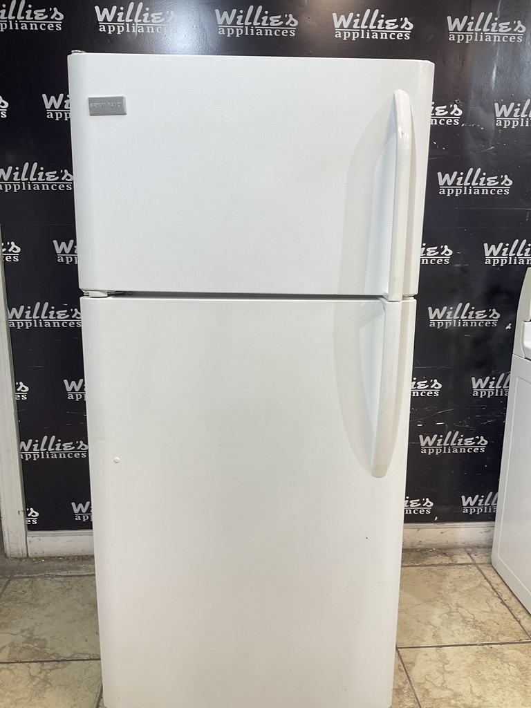 Frigidaire Used Refrigerator Top and Bottom 30x66 (White) 