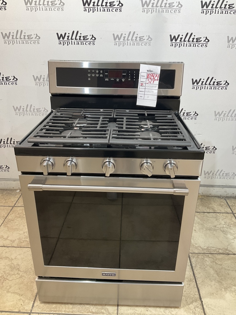 Maytag Used Natural Gas Stove 30inches (Stainless Steel ) | Willie's ...