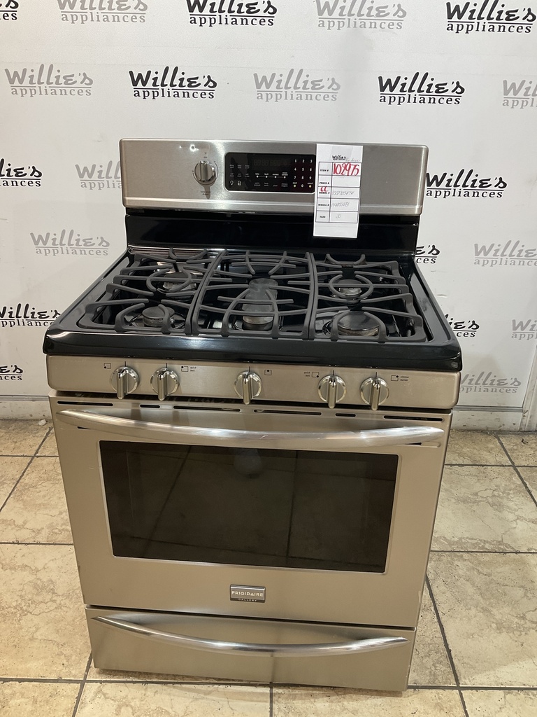 Frigidaire Used Natural Gas Stove 30inches (Stainless Steel) 