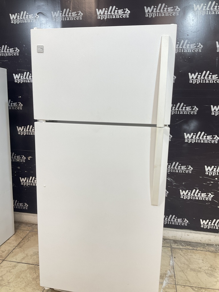 Frigidaire Used Refrigerator Top and Bottom 30x66” (White)