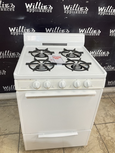[103016] Premier Used Natural Gas Stove 24inches (White) 