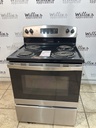 Ge Used Electric Stove 220volts (40/50 AMP) 30inches {no cord} (Stainless steel) 