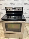 Whirlpool Used Electric Stove 220volts (40/50 AMP) 30inches {4 prong} (Stainless steel) 