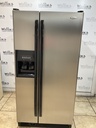 Whirlpool Used Refrigerator Side by Side 33x66 1/2” (Stainless Steel) 