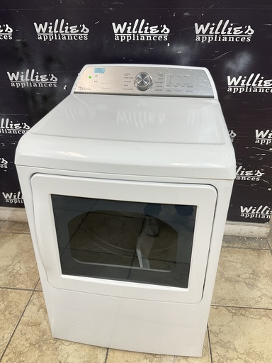 [103041] Ge Used Electric Dryer 220volts (30 AMP) 27inches {no cord} (White) 