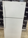 Whirlpool Used Refrigerator Top and Bottom 28x63 (White) 