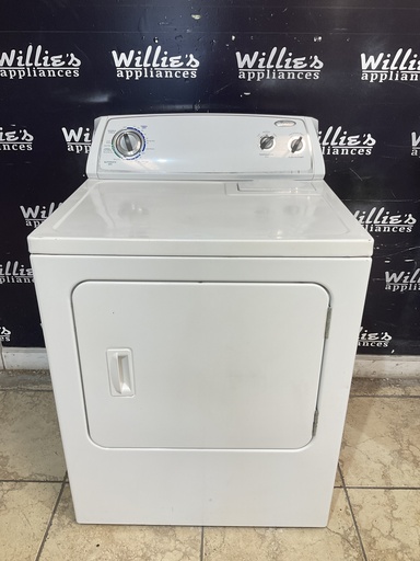 [103074] Whirlpool Used Electric Dryer 220volts (30 AMP) 27inches {no cord} (White)