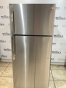 Ge Used Refrigerator Top and Bottom 28x64 (Stainless Steel) 