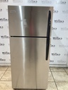Frigidaire Used Refrigerator Top and Bottom 28x64 1/2” (Stainless Steel) 
