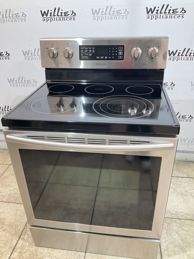 [103100] Samsung Used Electric Stove 220volts (40/50 AMP) 30inches {3 prong} (Stainless Steel)