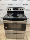 Amana Used Electric Stove 220volts (40/50 AMP) 30inches {4 prong} (Stainless steel) 