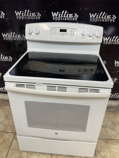[103128] Ge Used Electric Stove 220volts (40/50 AMP) 30inches {4 prong} (White)