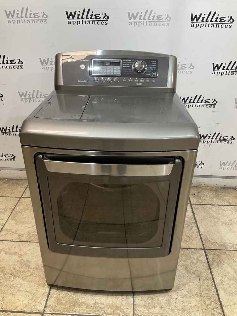 Lg Used Electric Dryer 220volts (30 AMP) 27inches {4 prong} (Grey) 
