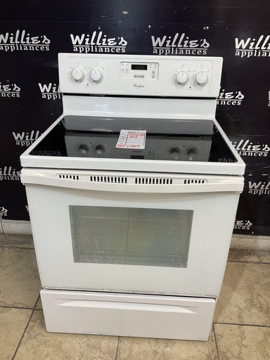 [103156] Whirlpool Used Electric Stove 220volts (40/50 AMP) 30inches {no cord} (White) 